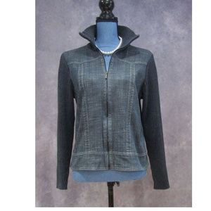 Blind Date Blue Sweater Jacket Size 42 L 12